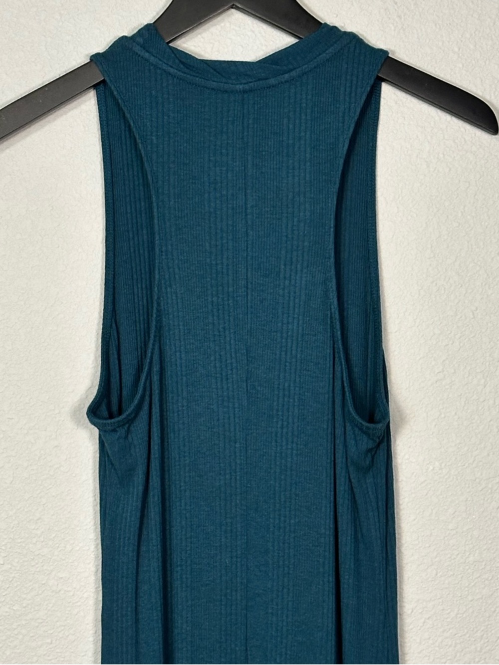 New! Daily Practice by Anthropologie Slim Racer Dress in Blue Green -Size Medium - Picture 8 of 11